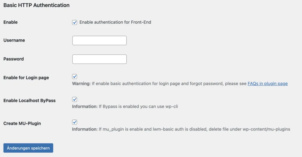 Inhalte in WordPress schützen htpasswd plugin wordpress