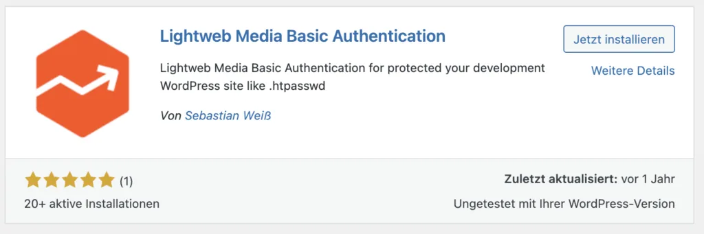 Inhalte in WordPress schützen lwm basic authentication plugin