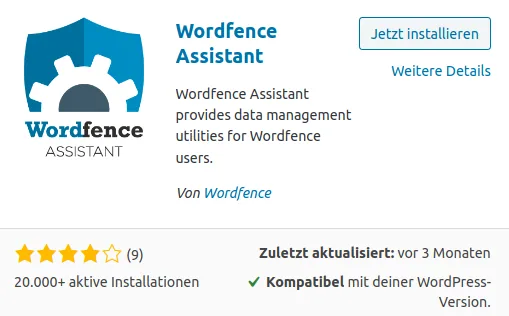 Safety First: WordPress absichern als Grundlage für ein funktionierendes CMS Wordfence Assistant WordPress Absichern