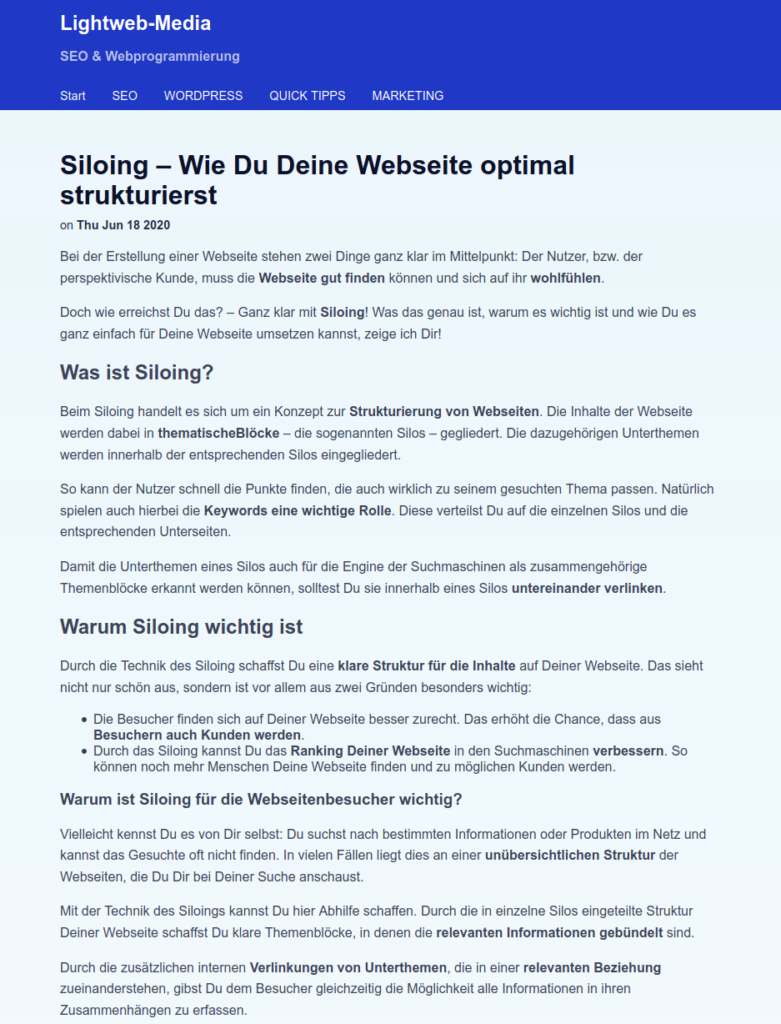 Ansicht einzelner Beitrag 1 Ansicht einzelner Beitrag