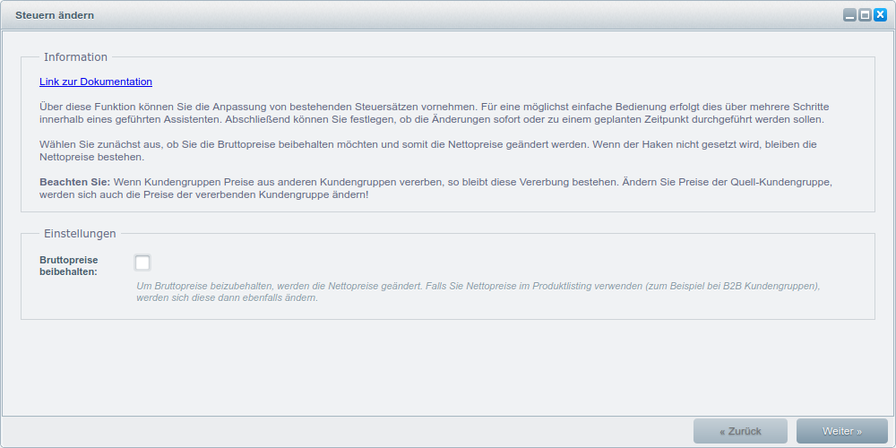Shopware Bruttopreise beibehalten Shopware Bruttopreise beibehalten