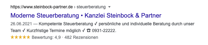 Steinbock und Partner Bewertung Steinbock und Partner Bewertung