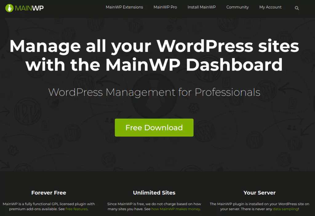 WordPress Updates – richtig aktualisieren MainWP Website WordPress Update