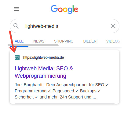 Das kleine HTML Tutorial favicon in der google suche HTML Tutorial Das kleine HTML Tutorial favicon in der google suche HTML Tutorial