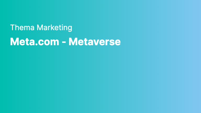 marketing meta com metaverse