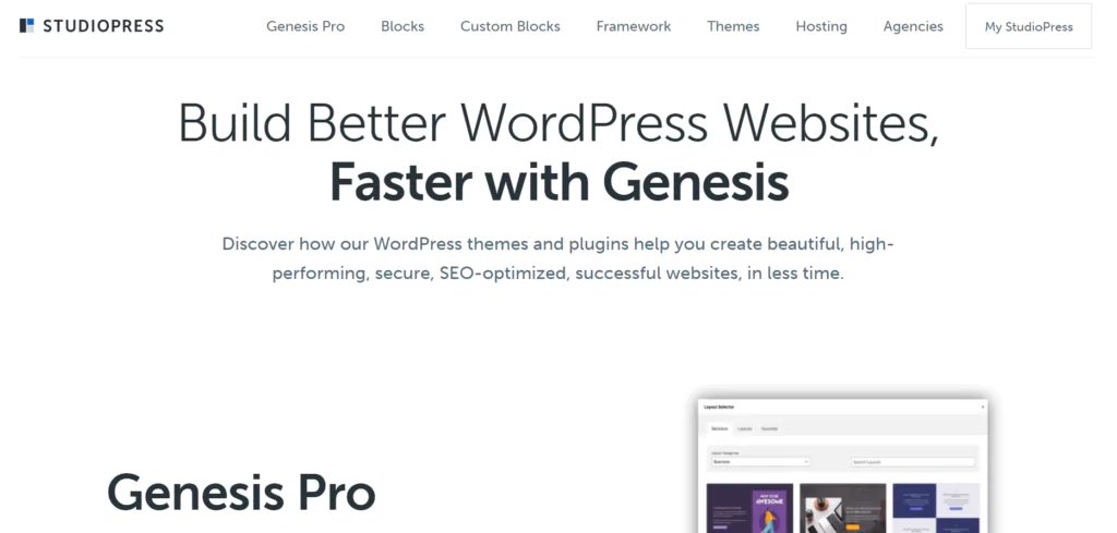 Top 10 WordPress Themes für den Gutenberg Editor studiopress