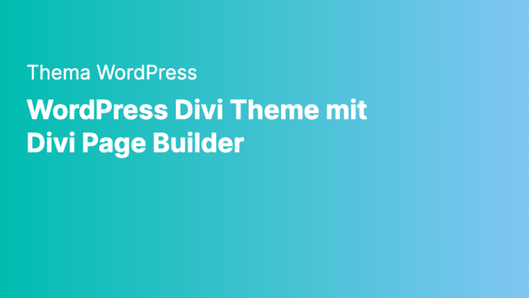 wordpress wordpress divi theme mit divi page builder