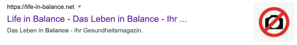 Wie vermeide ich Hotlinking? Life in Balance Google Bot Hotlinking
