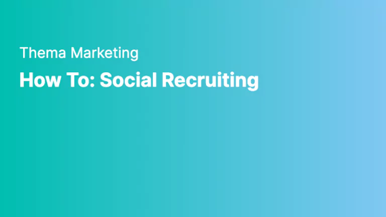 marketing how to social recruiting