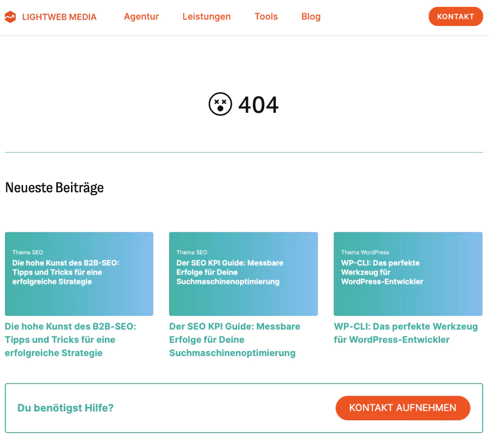 404 Fehlerseite bei WordPress – So vermeidest Du kaputte Links und optimierst Deine Besucherfreundlichkeit WordPress seite erstellen
