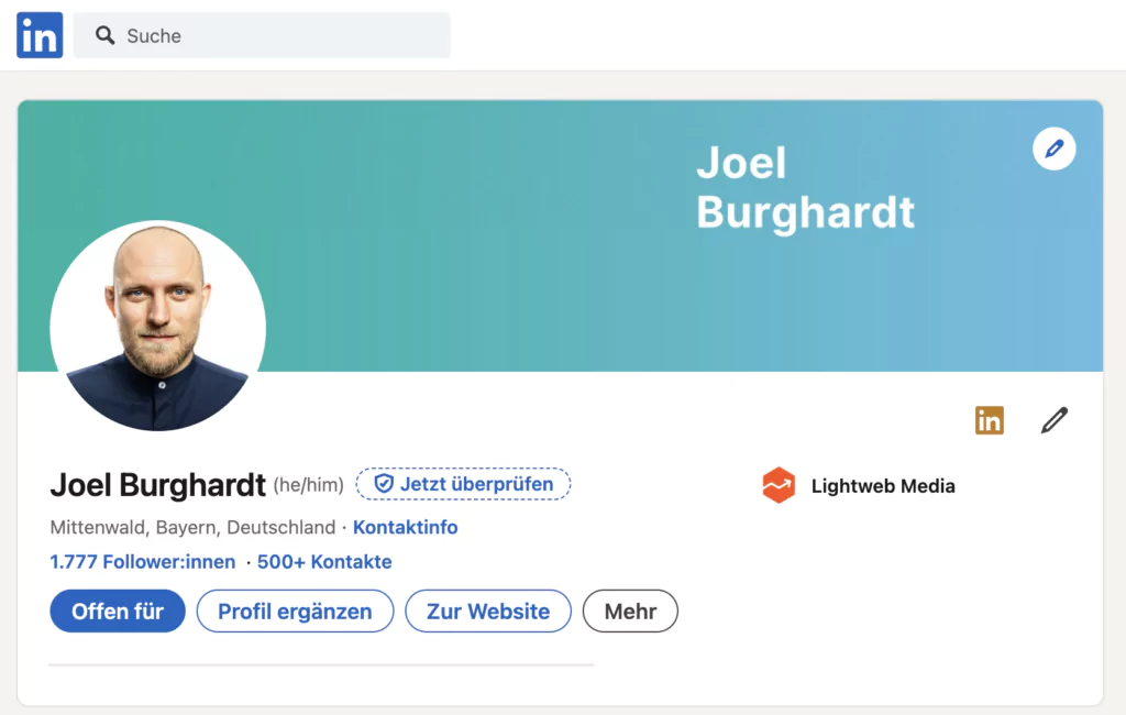 die bedeutung von linkedin für die jobsuche in der heutigen wirtschaft linkedin profil joel burghardt