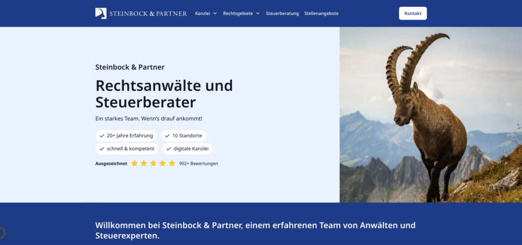 steinbock partner theme - Lightweb Media GmbH steinbock & partner steinbock partner theme