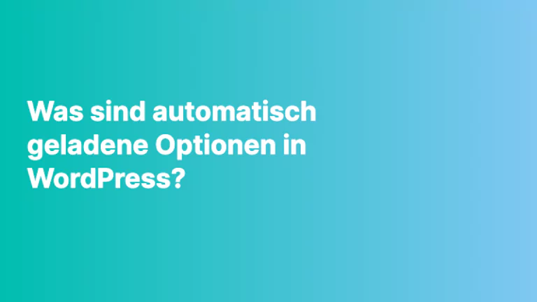 was sind automatisch geladene optionen in wordpress png