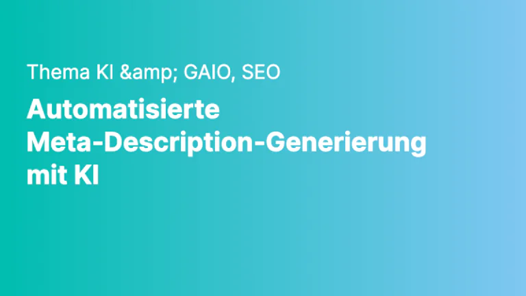 ki gaio seo automatisierte metadescriptiongenerierung mit ki png