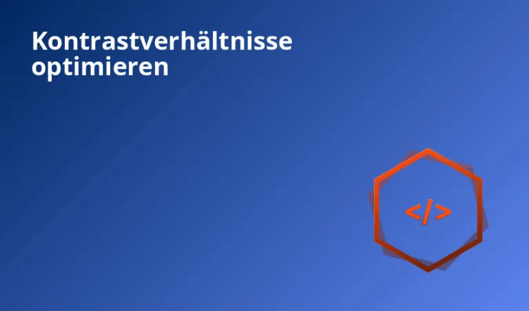 Kontrastverhältnisse optimieren