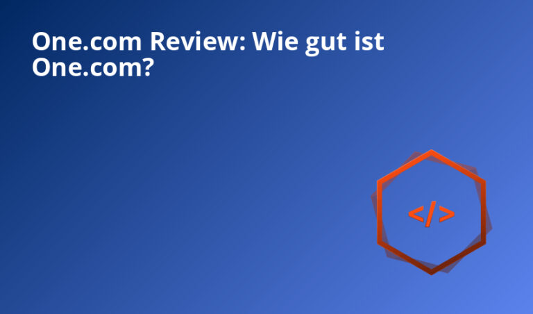 One.com Review: Wie gut ist One.com?