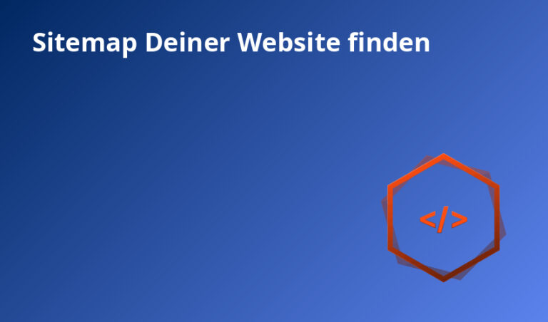Sitemap Deiner Website finden