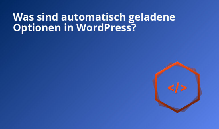 Was sind automatisch geladene Optionen in WordPress?