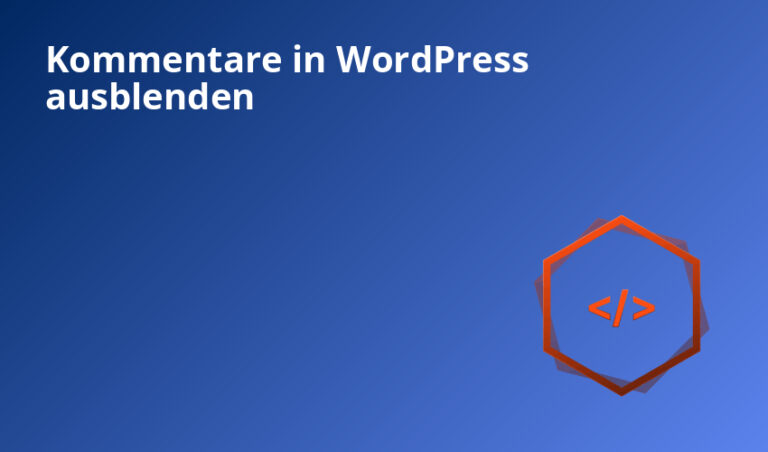 Kommentare in WordPress ausblenden